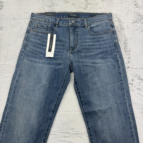 Banana Republic Jeans Womens 30 Blue Girlfriend Premium Denim Mid Rise Straight - Picture 3 of 7